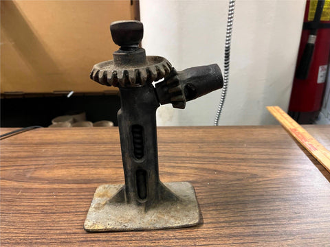 VTG Antique early 1900s Unbranded Heavy Duty Metal Screw Jack