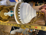 Vtg NIB Hanging Mineral Oil Lamp Virgin Mary UL Lab 17" Orig Box Instructions!