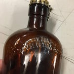 VTG Berryman Lubrex Oil  King George IV Black & White 1 ? Scotland Whisk bottles