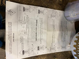 Vtg NIB Hanging Mineral Oil Lamp Virgin Mary UL Lab 17" Orig Box Instructions!