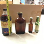 VTG Berryman Lubrex Oil  King George IV Black & White 1 ? Scotland Whisk bottles