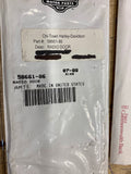 NOS Radio Door Harley 1986-1988 FLH Tour Glide FXRT FXRD Touring OEM 58661-86