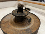 vtg antique Dressel Railroad Lantern w/screw in burner red globe