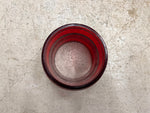 vtg antique Dressel Railroad Lantern w/screw in burner red globe
