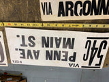 Vtg Bus route Signs New kensington Monroeville castle shannon natrona height LOT
