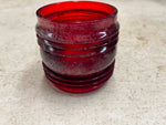 vtg antique Dressel Railroad Lantern w/screw in burner red globe