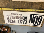 Vtg Bus route Signs New kensington Monroeville castle shannon natrona height LOT
