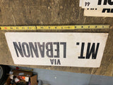Vtg Bus route Signs New kensington Monroeville castle shannon natrona height LOT