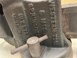 vtg antique Western Tool & MFG Co western vise no. 35 giant heavy duty tool