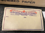 Vtg Advertising Pharmacy Label 1900's Bottle Box Prescription Kolbs Drug store