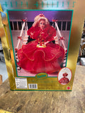 happy holidays barbie doll special edition 1995 1993 NIB Green Red Dress collect
