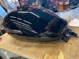 Vivid Black Bagger Gas Tank W Emblems FLH Ultra Classic Glide 2008^ FLTR Nice!