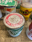 Vtg Quaker State Metal Tin Gas Oil Can Pennsylvania Collector Full!