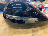 Vivid Black Bagger Gas Tank W Emblems FLH Ultra Classic Glide 2008^ FLTR Nice!