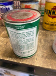 Vtg Quaker State Metal Tin Gas Oil Can Pennsylvania Collector Full!