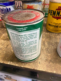 Vtg Quaker State Metal Tin Gas Oil Can Pennsylvania Collector Full!