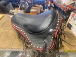 OEM Heritage Springer Seat Red Trim FLSTS Harley Sofail Factory Basket Weave Sol