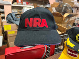 NRA National Rifle Association Black/Red Strapback Adjustable Hat USA