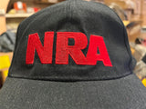 NRA National Rifle Association Black/Red Strapback Adjustable Hat USA