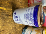 Vtg Britelube Oil Gas Can collector Vibrant colors Quart!