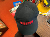 NRA National Rifle Association Black/Red Strapback Adjustable Hat USA