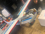 46x59 RC Airplane Nitro Motor Engine Remote Control Evolution 46 Wood Vtg Plane