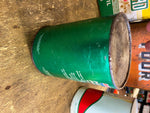 Vtg Exxon HDX Plus Full Motor Oil Gas Can collector Quart!