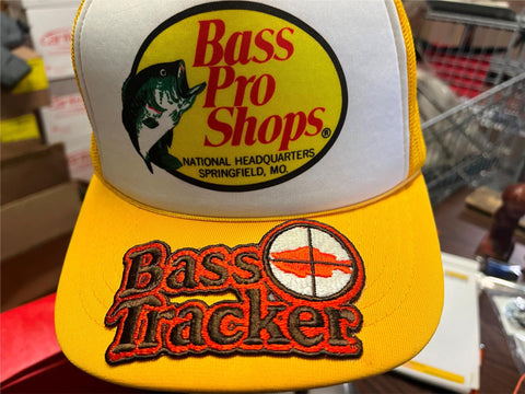VTG Bass Pro Shops Snapback Adjustable Trucker Hat Bass Tracker