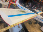 46x59 RC Airplane Nitro Motor Engine Remote Control Evolution 46 Wood Vtg Plane