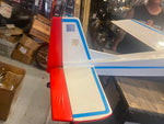 46x59 RC Airplane Nitro Motor Engine Remote Control Evolution 46 Wood Vtg Plane