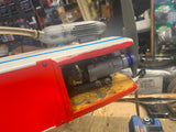 46x59 RC Airplane Nitro Motor Engine Remote Control Evolution 46 Wood Vtg Plane
