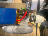 46x61 RC Airplane Gas Motor Engine Remote Control Golberg Eagle 63 Plane Vtg Woo