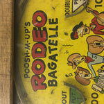 Vtg 1950’s Northwestern Poosh-M-Up’s Rodeo Bagatelle Pin Ball 4 Games in One Toy