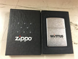 Zippo lighter Wittus Fire by Design custom A 08 Bradford, Pa original unused NIB