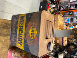 Vtg Sunoco Mercury Gas Oil Can Gallon Metal Tin Collectible! Man Cave!
