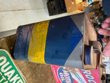 Vtg Sunoco Mercury Gas Oil Can Gallon Metal Tin Collectible! Man Cave!