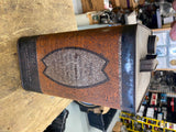 Vtg Cirlce tour Gas Oil Can 2 Gallon Metal Tin Collectible! Man Cave! 1950's