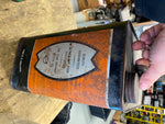 Vtg Cirlce tour Gas Oil Can 2 Gallon Metal Tin Collectible! Man Cave! 1950's