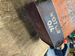 Vtg Cirlce tour Gas Oil Can 2 Gallon Metal Tin Collectible! Man Cave! 1950's