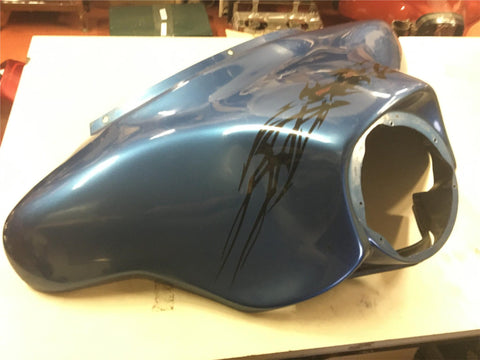 Harley Chopper Blue 2005 Standard FLH Classic Bagger Touring Outer Fairing