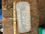 Vtg 1950's Quaker State OIL GAS Service Station Garage Patch shirt jacket 8.5"