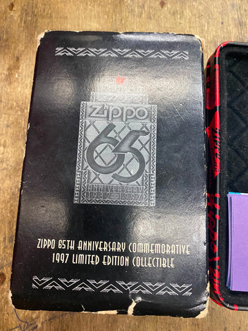 Zippo 65th Anniversary Commemorative 1997 Limited Ed Orig Box 1932