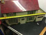 Vintage Louis Marx Disney Micky & Friends Lithograph tin Doll House furniture Lg