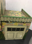 Vintage Louis Marx Disney Micky & Friends Lithograph tin Doll House furniture Lg