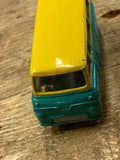 Vtg Matchbox Thames Estate Car #7 Nice shape Toys Bus yellow green Grey wheels