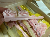 Vtg  Curly comb Beauty Hair brush 1950's Tangled USA Plastic Accessory Antique