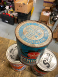 Vtg Kendall GT-1 Motorcycle Oil Gas Can Quart Dirt bike Pennsylvania Maico Hodak