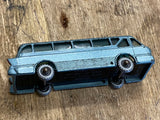 Vtg Matchbox Royal Tiger Coach #40 Nice shape Toys Bus Blue Grey wheels