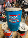 Vtg Kendall GT-1 Motorcycle Oil Gas Can Quart Dirt bike Pennsylvania Maico Hodak
