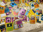 Bag of 80+ Pokémon Cards: Various Generations, colors, and characters